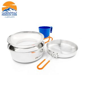 ست ظروف جی اس آی یک نفره مدل Glacier stainless