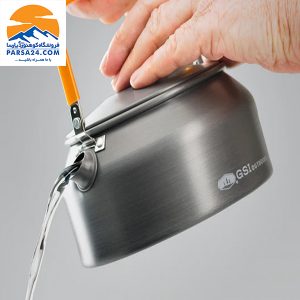 ست کتری ماگ کاسه و قاشق تاشو جی اس آی مدل Halulite