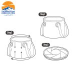Naturehike Sink-Bucket 10L سینک و سبد ظرف شویی نیچرهایک یشمی