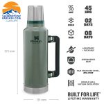 فلاسک استنلی حجم 1.9 لیتر مدل THE LEGENDARY CLASSIC BOTTLE