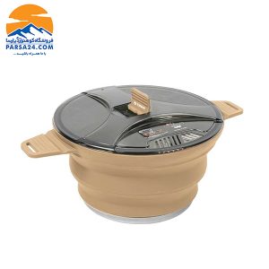 قابلمه سیلیکونی تاشو حجم 2.5 لیتر مدل CP-9011