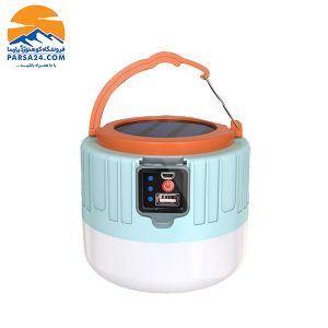 چراغ چادر شارژی و خورشیدی multifunction flash ligh
