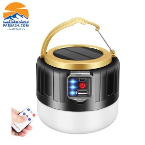 چراغ چادر شارژی و خورشیدی  multifunction flash ligh