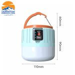 چراغ چادر شارژی و خورشیدی multifunction flash ligh