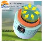 چراغ چادر شارژی و خورشیدی multifunction flash ligh
