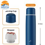 فلاسک سانتکو حجم 1 لیتر مدل VISEU