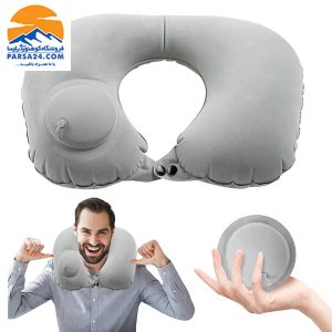 بالش بادی گردنی پمپی U شکل