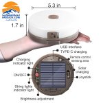 ریسه شارژی و چراغ کمپینگ مدل Solar Panel-20