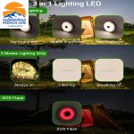 ریسه شارژی و چراغ کمپینگ مدل Solar Panel-20