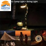 ریسه شارژی و چراغ کمپینگ مدل String light YD-2314