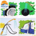دوش صحرایی برقی مدل SHOWER SET