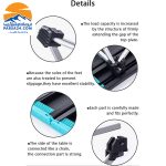 میز آلومینیومی کینگ هایک KING HIKE مدل HK008